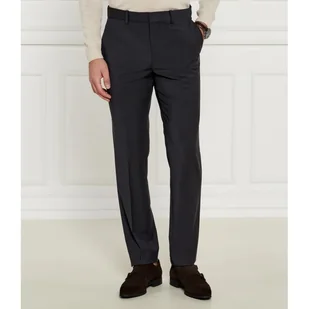 Calvin Klein Wełniane spodnie Slim Fit - Spodnie męskie - miniaturka - grafika 1