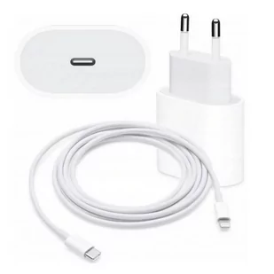 Hikey Zestaw Ładowarka 20W + Kabel Do Apple Iphone - Ładowarki do telefonów - miniaturka - grafika 1