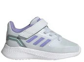 Buty dla dziewczynek - Buty dziecięce adidas GX3545 RUNFALCON 2.0 I Niebieskie - miniaturka - grafika 1