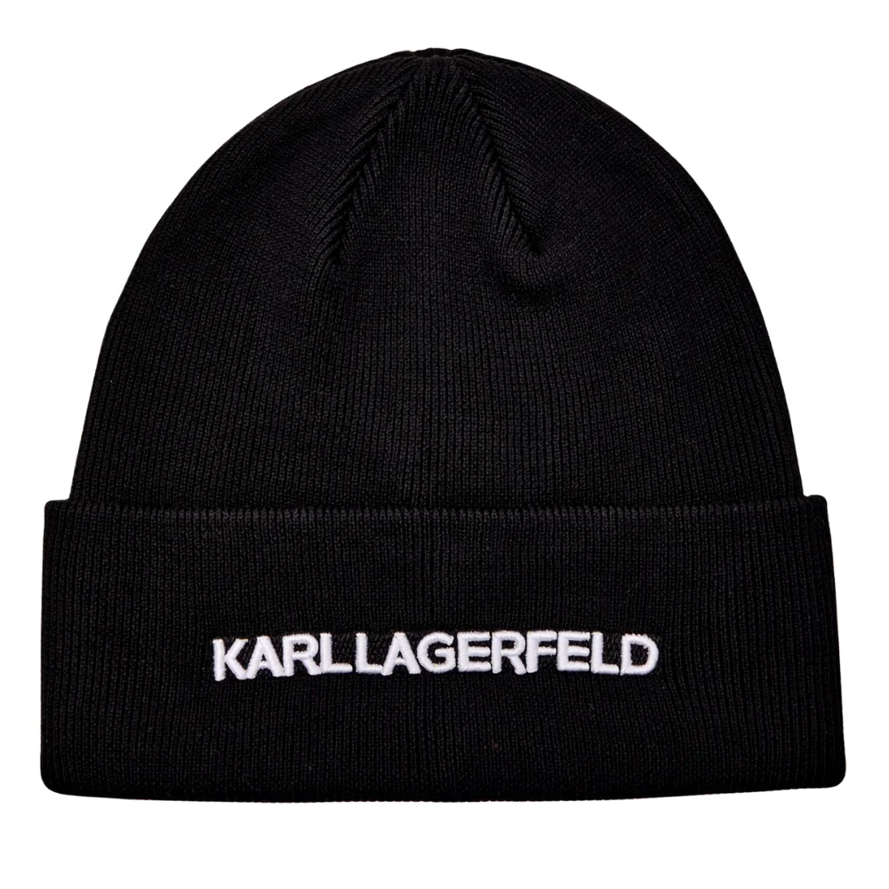 KARL LAGERFELD Czapka zimowa z haftem