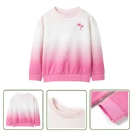 Bluzy dla dziewczynek - Bluza dziecięca - jasnoróżowa - 104 - Bluza Dla Dziecka - miniaturka - grafika 1