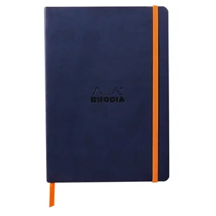 Notatnik Rhodia A5, miękka oprawa, linie, Midnight - Notesy i bloczki - miniaturka - grafika 1