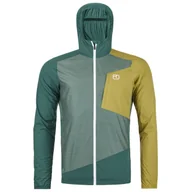 Kurtki męskie - Kurtka męska Ortovox Windbreaker Jacket M Rozmiar: L / Kolor: brązowy/niebieski - miniaturka - grafika 1