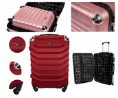 Walizki - WALIZKA PODRÓŻNA DUŻA TWARDA ODPORNA POJEMNA WYJAZD 4 KOŁA RGL 66L XXL - miniaturka - grafika 1