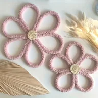 Inne - TEMU dekoracja ściennej, Boho ręcznie trawa z pustymi otworami, przednawieszona pusta ściągająca dekoracja ściennej, dobry wybór do domu, do - miniaturka - grafika 1