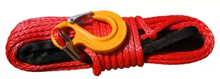 Wyciągarka XTR 8000 lbs [3629 kg] z liną syntetyczną 12V + hak (lina: 10 mm czerwona dyneema 25m 10400kg +hak) 81880013 - Wciągarki - miniaturka - grafika 4