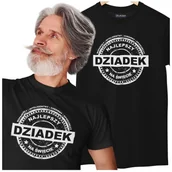 Dzień Babci i Dzień Dziadka - KOSZULKA DLA DZIADKA NA DZIEŃ DZIADKA NAJLEPSZY DZIADEK NA ŚWIECIE CERTYFIKAT KOSZULKA - miniaturka - grafika 1