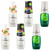 Syropy i koncentraty owocowe - ZESTAW SYROPÓW SODASTREAM 2x PEPSI MAX LIME, 2x MIRINDA ZERO, 2x MOJITO - miniaturka - grafika 1