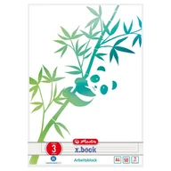 Zeszyty szkolne - Blok roboczy A4 GreenLine 50 Blatt Lineatur 03 Motiv Panda, College Block (liniowy, A4) - miniaturka - grafika 1
