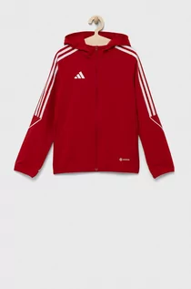 Kurtki i płaszcze dla dziewczynek - adidas Performance kurtka dziecięca TIRO23 L WB Y kolor czerwony - grafika 1