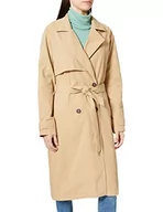 Płaszcze damskie - ICHI Ihfien Ja Płaszcz damski, Beżowy (Cornstalk 12266), 40 - miniaturka - grafika 1