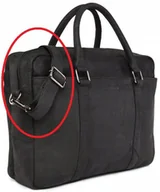 Teczki i aktówki - TORBA NA LAPTOPA DOKUMENTY SKÓRZANA LEABAGS CZARNA - miniaturka - grafika 1