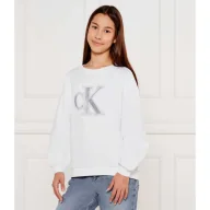 Bluzy dla dziewczynek - Calvin Klein Jeans Bluza Loose fit - miniaturka - grafika 1