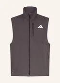 Kamizelki męskie - Adidas Kamizelka Do Biegania adi365 Running Climawarm schwarz - adidas - miniaturka - grafika 1