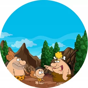 Naklejki 4 cm dla dzieci jaskiniowcy - Akcesoria do pakowania - miniaturka - grafika 1