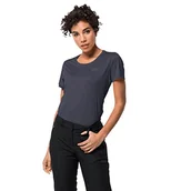 Kurtki damskie - Jack Wolfskin Damska Kurtka Tech T W, Grafitowa, Xl - miniaturka - grafika 1