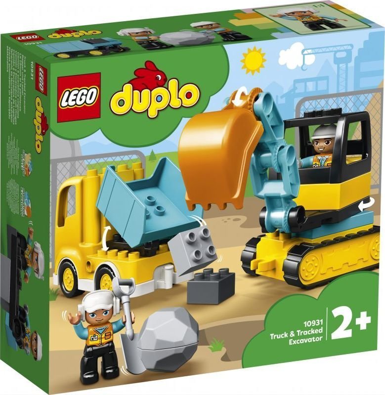 LEGO Duplo Ciężarówka i koparka gąsienicowa 4 szt. 10931