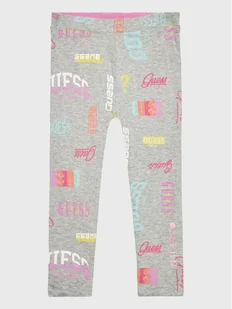 Guess Legginsy K3RB00 K6YW3 Szary Slim Fit - Legginsy - miniaturka - grafika 1