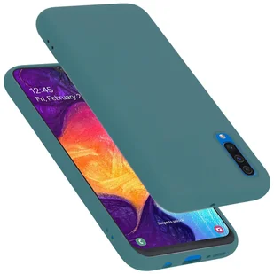 Pokrowiec Do Samsung Galaxy A50 4G / A50s / A30s Etui w LIQUID ZIELONY TPU Silikon Case Cover Obudowa Ochronny Cadorabo - Etui i futerały do telefonów - miniaturka - grafika 1