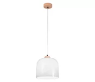 Lampy sufitowe - Kolarz A1352.31.W - Żyrandol na lince NONNA 1xE27/60W/230V dąb/biały - miniaturka - grafika 1