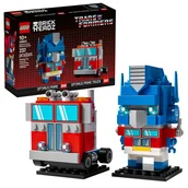 Roboty dla dzieci - LEGO BrickHeadz 40803 Robot i pojazd Optimus Prime - miniaturka - grafika 1