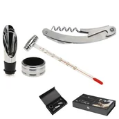 Zestawy do wina - Zestaw do wina - korkociąg, nalewak, obręcz 140827 - miniaturka - grafika 1