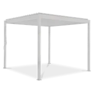 Kratki i pergole - Pergola tarasowa Classic 3x3 White - Gutroof - miniaturka - grafika 1