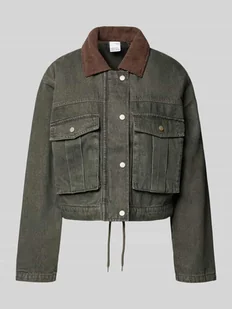 Kurtka jeansowa o kroju regular fit z czystej bawełny model ‘SAYLOR’ - Kurtki damskie - miniaturka - grafika 1