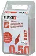 Szczoteczki międzyzębowe - Tandex Flexi 0,50 szczoteczki międzyzębowe 6szt - miniaturka - grafika 1