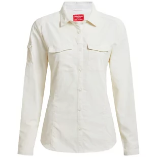 Koszula damska Craghoppers NosiLife Adventure Long Sleeved Shirt III Rozmiar: XL / Kolor: beżowy - Koszulki sportowe damskie - miniaturka - grafika 1