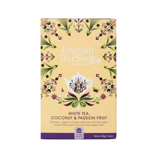 English Tea Shop, herbata biała Coconut & Passion Fruit, 20 saszetek - Herbata - miniaturka - grafika 1