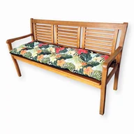 Poduszki ogrodowe - Poduszki na meble ogrodowe bez oparcia, 120x60 cm, Tropic Zielony - miniaturka - grafika 1