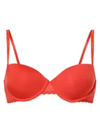 Biustonosze - Calvin Klein Biustonosz damski na fiszbinach - usztywniany Kobiety czerwony jednolity, 75C - miniaturka - grafika 1