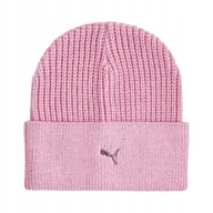 Czapki damskie - Czapka Puma Metal Cat Beanie jasnoróżowa 024874 05 - miniaturka - grafika 1