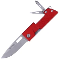Noże - Nóż składany Maserin D-Dut with Multi-Tool Red Aluminium, Stonewash by Bonus (214/R) - miniaturka - grafika 1