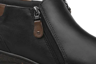 Botki AXEL Comfort 1782 Czarne H na 2-zamki Kosela Medic 9782 - Botki damskie - miniaturka - grafika 6