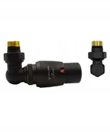 Akcesoria grzewcze - Vario Term zestaw termostatyczny MASTER lewy czarny strukturalny EMAGS0214CFK/L - miniaturka - grafika 1