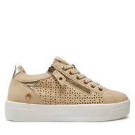 Sneakersy damskie - Sneakersy Xti 142229 Beżowy - miniaturka - grafika 1