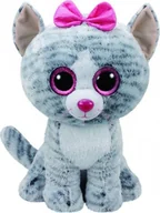 Maskotki i pluszaki - TY Meteor Maskotka TY Beanie Boos Kiki - Szary kot, 42 cm - miniaturka - grafika 1