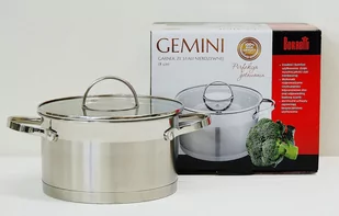 Pigmejka BERRETTI GEMINI Garnek, stal nierdzewna, 18 cm - Garnki - miniaturka - grafika 1