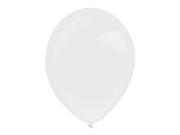 Balony i akcesoria - AMSCAN Balony dla dekoratorów lateksowe pastelowe - białe - 28 cm - 50 szt. - miniaturka - grafika 1