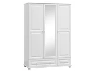 Szafy - Szafa sosnowa 3D nr5 S120 biała - miniaturka - grafika 1