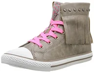 Buty dla dziewczynek - Primigi Sneakersy dziewczęce College G72, brązowy - Braun Marron Tortora - 32 EU - miniaturka - grafika 1