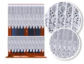 Firany - FIRANKA ŻAKARDOWA ZAZDROSTKA 605100/70 KUCHNIA - miniaturka - grafika 1