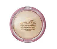 Pudry do twarzy - GlamShop WOALKA - Puder delikatnie rozświetlający 1666 - miniaturka - grafika 1