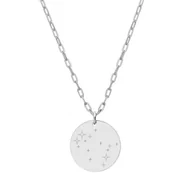 Naszyjniki - Naszyjnik damski znaki zodiaku konstelacje ze stali szlachetnej Bliźnięta - Manoki - miniaturka - grafika 1
