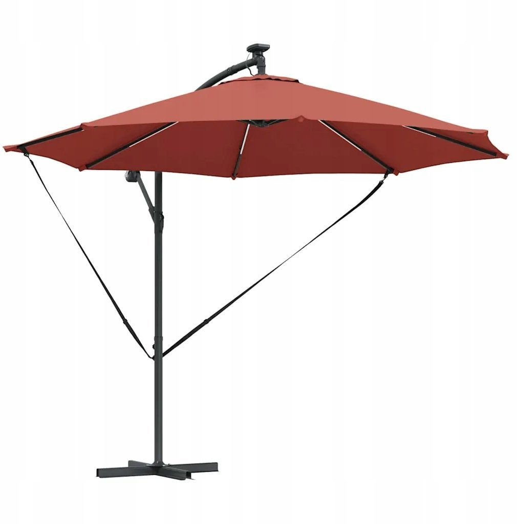 vidaXL Parasol plażowy 294 x 294 x 248 cm 42003390