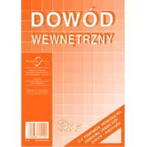 Michalczyk&Prokop DOWÓD WEWNĘTRZNY A-5 K12 - Druki akcydensowe - miniaturka - grafika 1