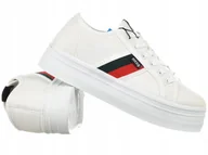 Trampki damskie - BUTY TRAMPKI DAMSKIE MTNG - CANVAS 3 WHITE C11753 - miniaturka - grafika 1