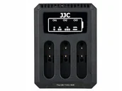 Ładowarki do aparatów dedykowane - Olympus Ładowarka do aparatu JJC Potrójna Ładowarka Usb Do Li-90b Li-92b Ricoh Db-110 SB5432 - miniaturka - grafika 1